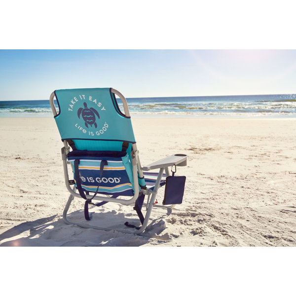 Life is Good Reclining Beach Chair & Reviews Wayfair